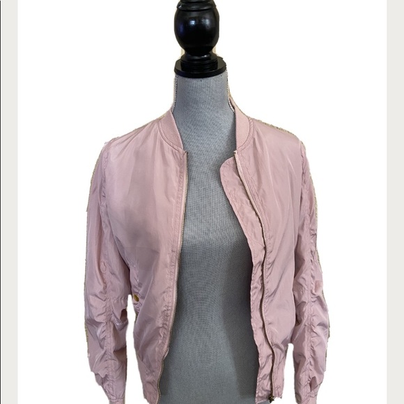 Blush Pink bomber jacket New Look - Medium - Picture 3 of 7